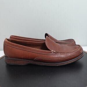 Vintage Sebago Shoes Mens Size 11M‎ Leather Slip On Loafers Made USA Classic 90s